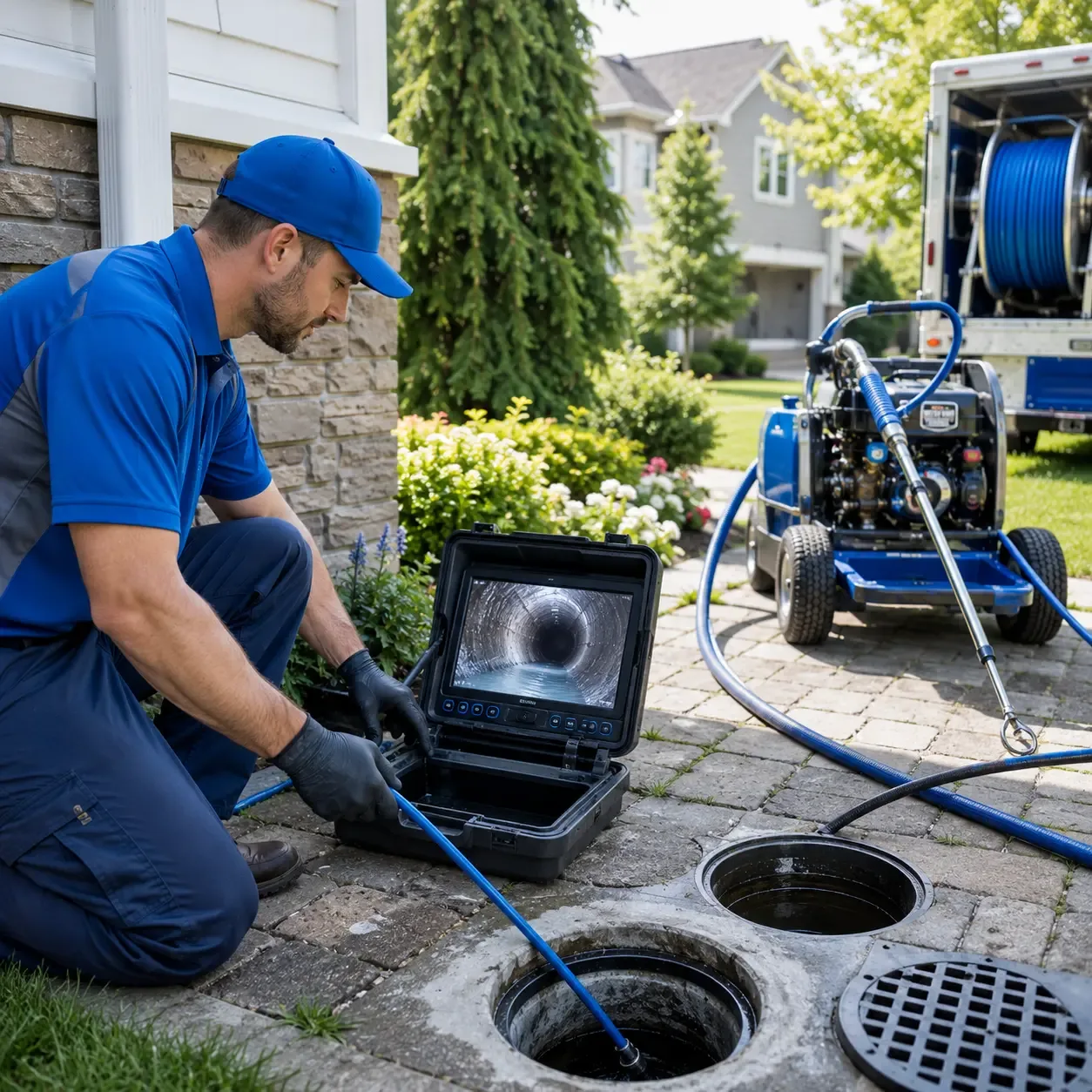 Outdoor drain cleaning professionals serving Lancaster, NH